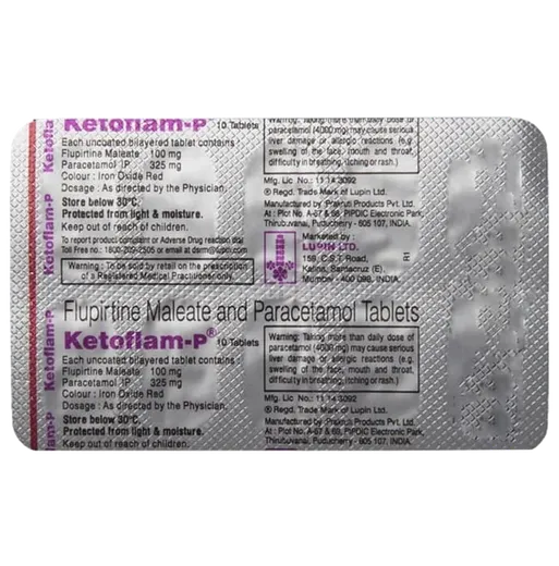 ketoflam p tablet 10's